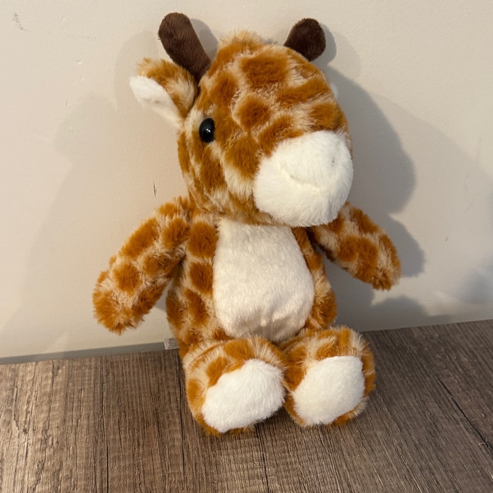 Cuddly Giraffe Plush Toy - Tan and White